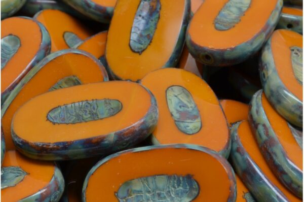 TCB Flat Oval Beads 26x15mm - Image 1