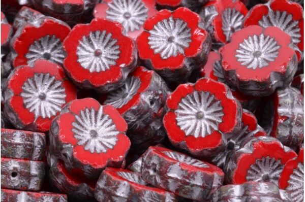 TCB Hawaiian Flower Beads 14x14mm  - Image 1