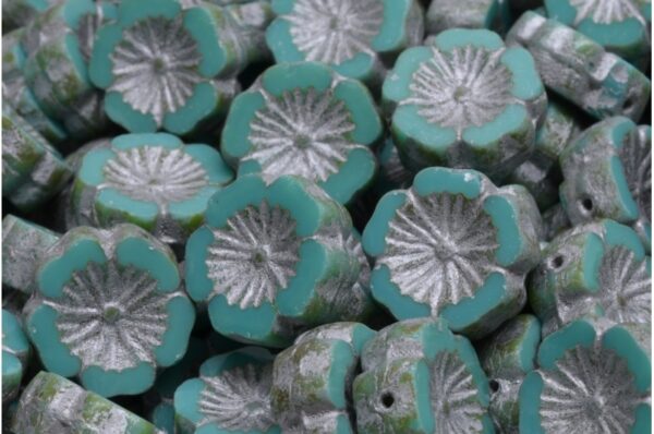 TCB Hawaiian Flower Beads 14x14mm  - Image 1