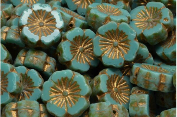 TCB Hawaiian Flower Beads 14x14mm  - Image 1
