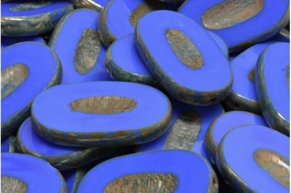 TCB Flat Oval Beads 26x15mm - Image 1