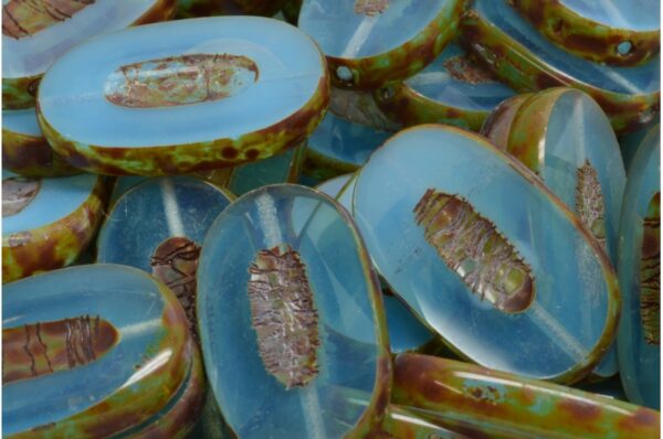 TCB Flat Oval Beads 26x15mm - Image 1