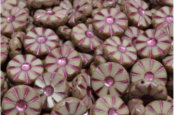 TCB Sunflower Beads 12x12mm - Image 1