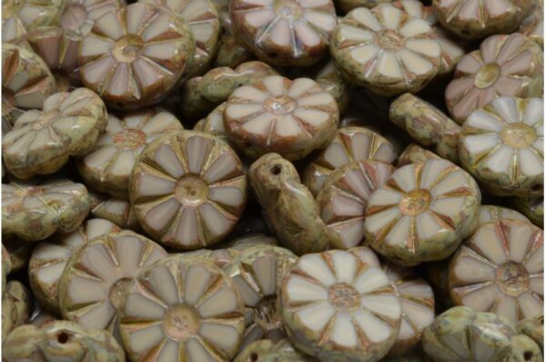 TCB Sunflower Beads 12x12mm - Image 1