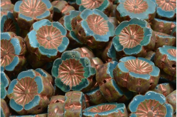 TCB Hawaiian Flower Beads 14x14mm  - Image 1