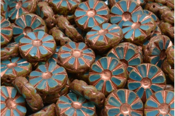 TCB Sunflower Beads 12x12mm - Image 1