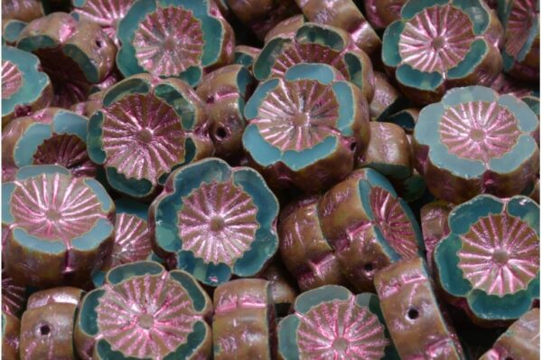 TCB Hawaiian Flower Beads 14x14mm  - Image 1