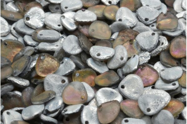 Rose Petal Beads 8x7mm - Image 1