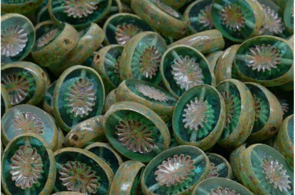 TCB Kiwi Beads 14x10mm - Image 1