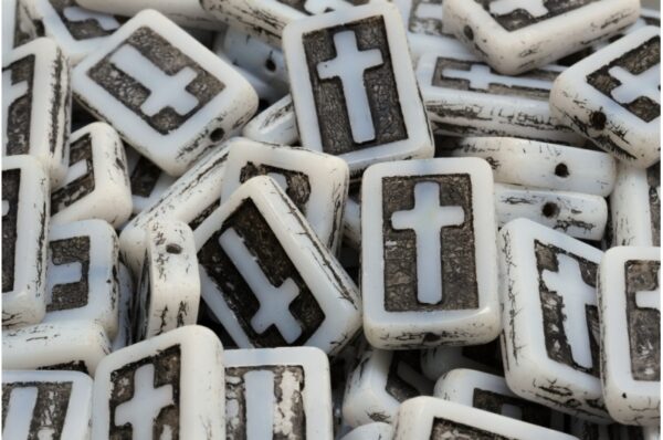 TCB Cross Beads 17x11mm - Image 1