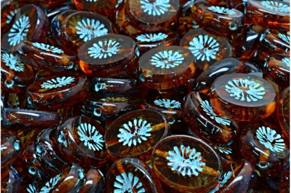 TCB Kiwi Beads 14x10mm - Image 1