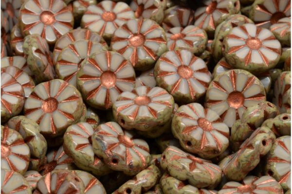 TCB Sunflower Beads 12x12mm - Image 1