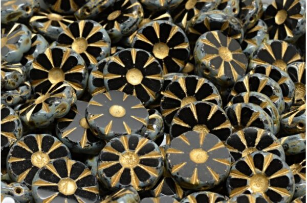 TCB Sunflower Beads 12x12mm - Image 1