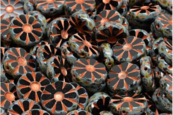 TCB Sunflower Beads 12x12mm - Image 1