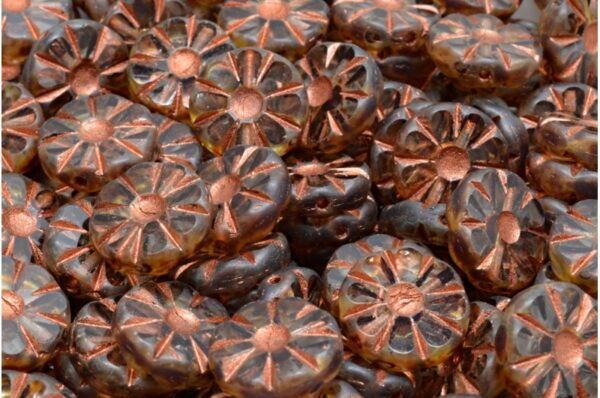 TCB Sunflower Beads 12x12mm - Image 1