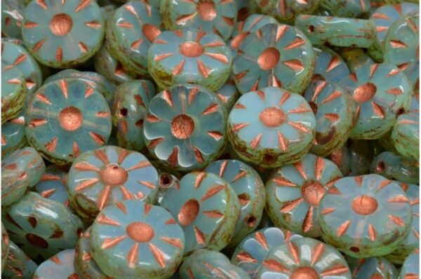 TCB Sunflower Beads 12x12mm - Image 1