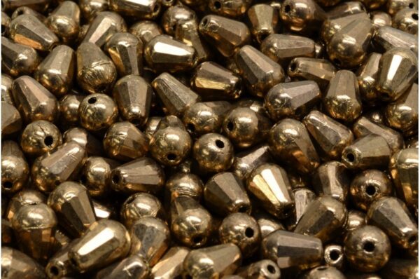 Firepolished Drop Beads 8x6mm - Image 1