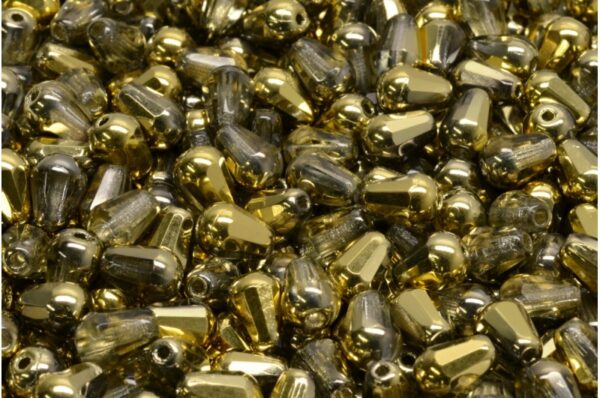 Firepolished Drop Beads 8x6mm - Image 1