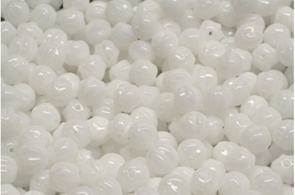 Melon Beads 6x6mm - Image 1