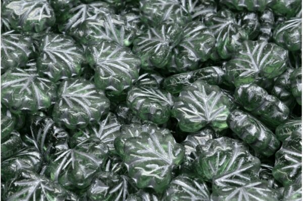 Maple Leaf Beads 13x11mm - Image 1