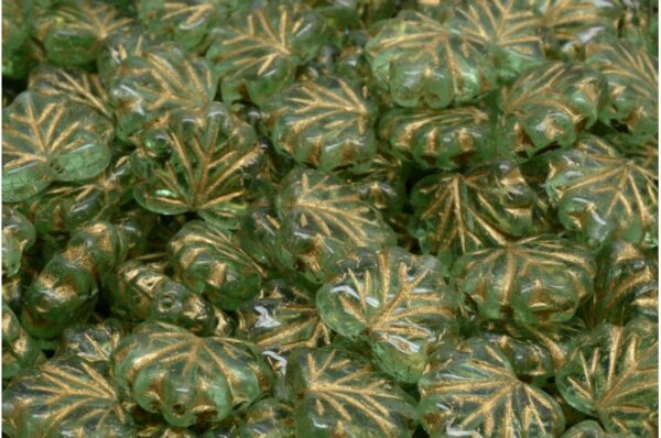 Maple Leaf Beads 13x11mm - Image 1