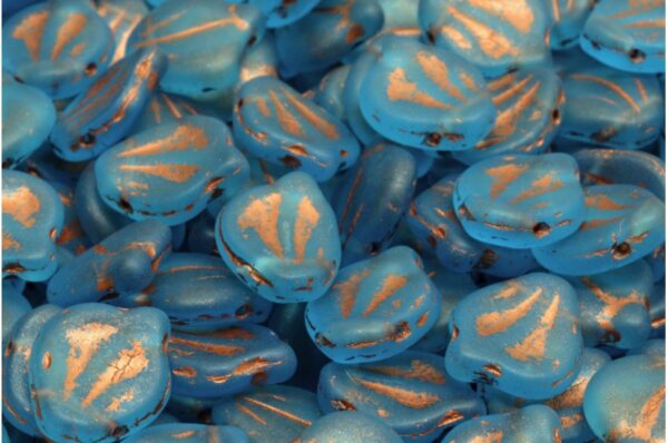 Peony Petal Beads 12x15mm - Image 1