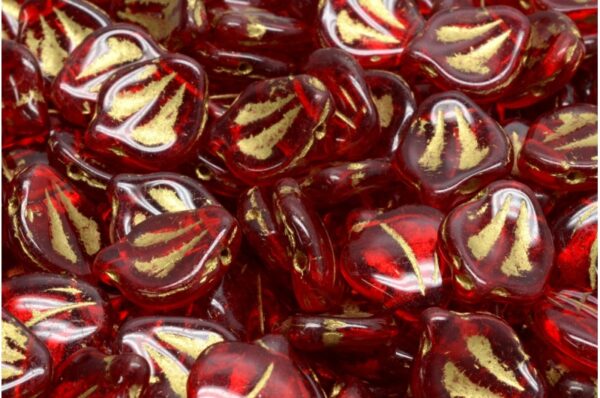 Peony Petal Beads 12x15mm - Image 1