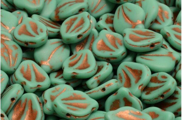 Peony Petal Beads 12x15mm - Image 1