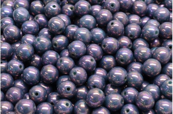 Round Druck Beads 6mm - Image 1