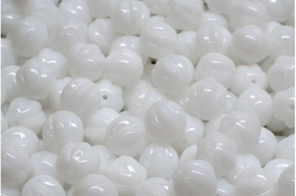 Melon Beads 8x8mm - Image 1