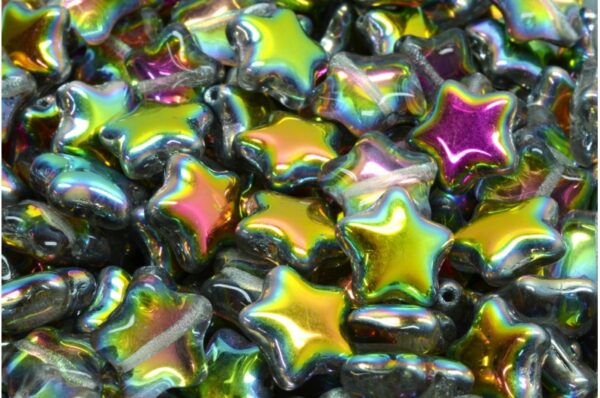 Flat Star Beads 12x12mm - Image 1