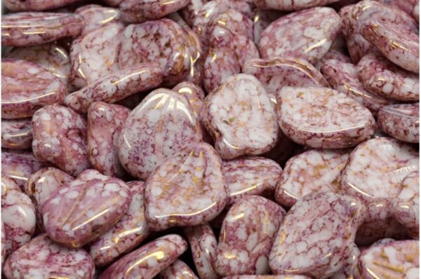 Peony Petal Beads 12x15mm - Image 1
