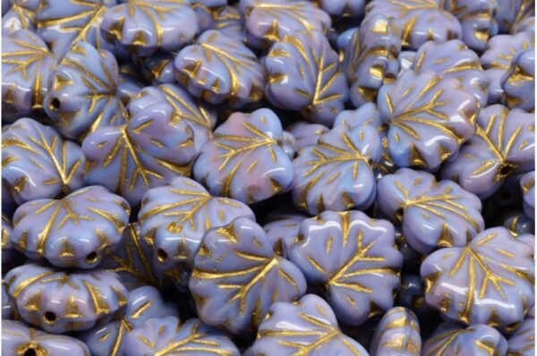 Maple Leaf Beads 13x11mm - Image 1