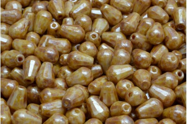 Firepolished Drop Beads 8x6mm - Image 1