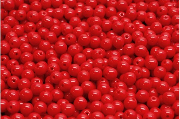 Round Druck Beads 4mm - Image 1