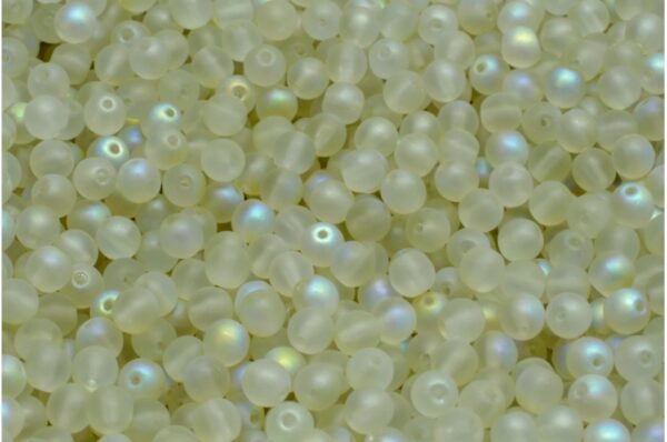 Round Druck Beads 4mm - Image 1