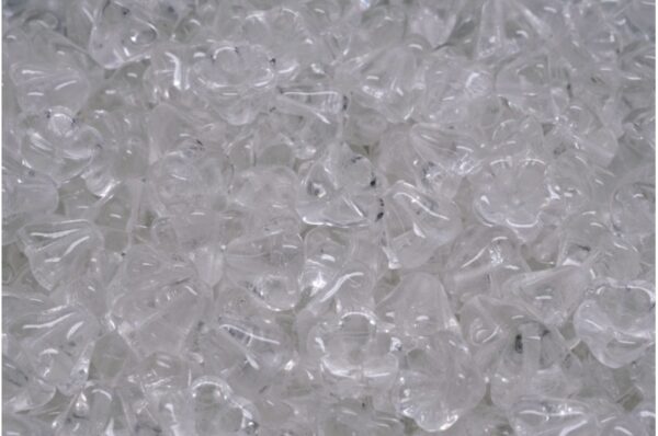 Bell Flower Beads 6x8mm - Image 1