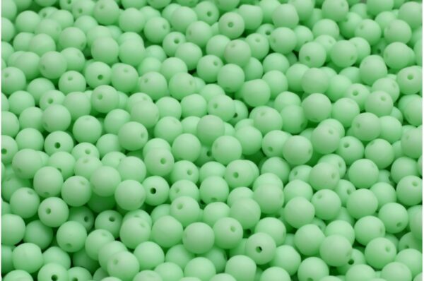 Round Druck Beads 4mm - Image 1