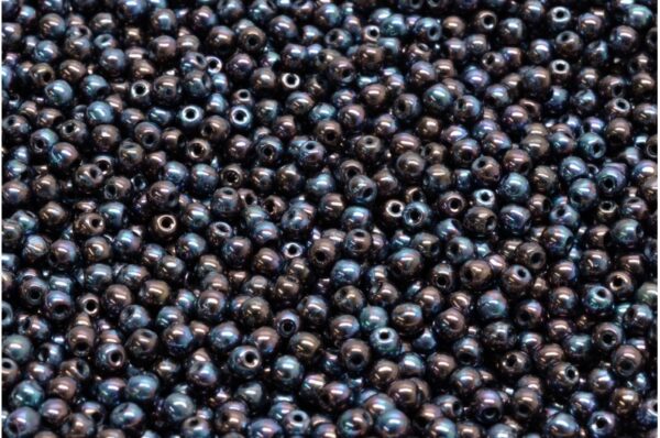 Round Druck Beads 3mm - Image 1