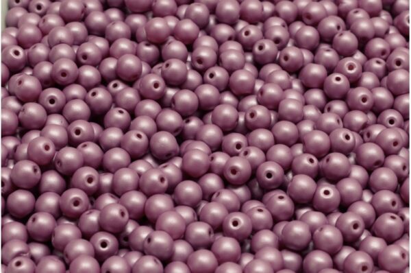 Round Druck Beads 4mm - Image 1