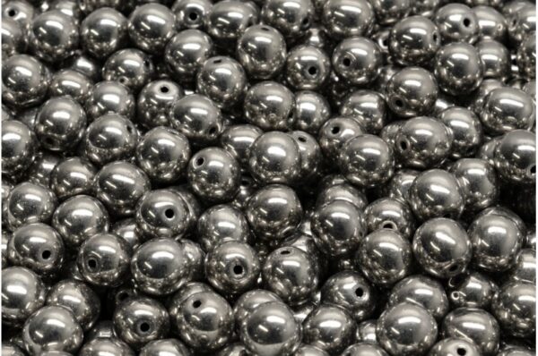 Round Druck Beads 6mm - Image 1