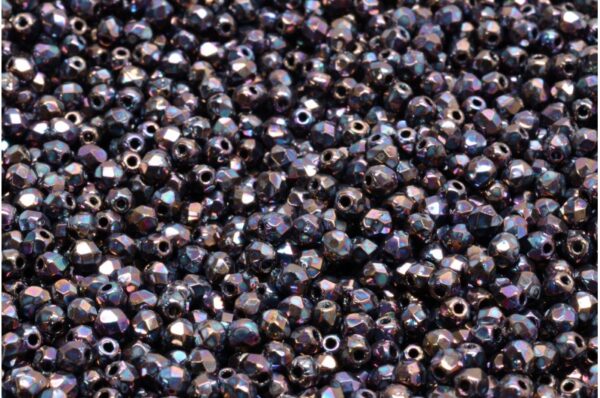 Firepolished Round Beads 3mm - Image 1