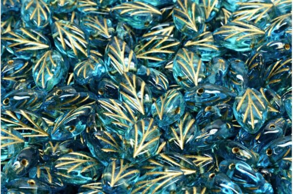 Beech Leaf Beads 7x11mm - Image 1