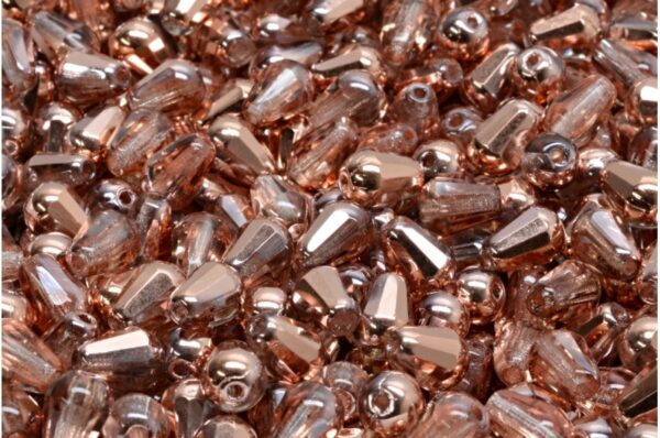 Firepolished Drop Beads 8x6mm - Image 1