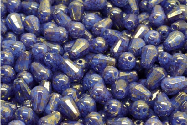 Firepolished Drop Beads 8x6mm - Image 1