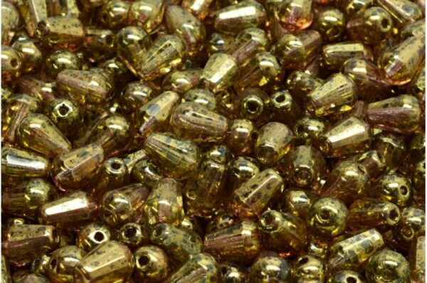 Firepolished Drop Beads 8x6mm - Image 1