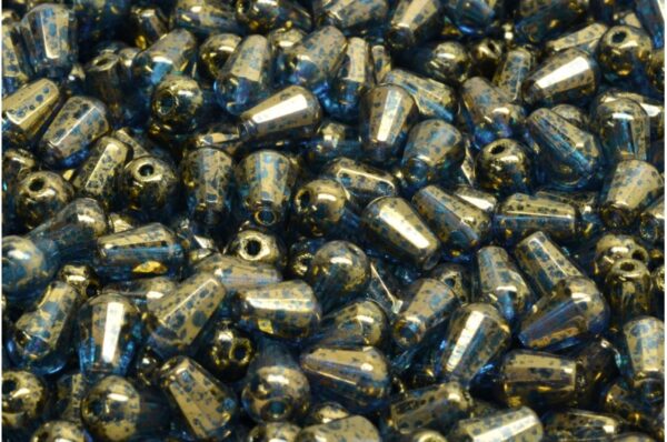 Firepolished Drop Beads 8x6mm - Image 1