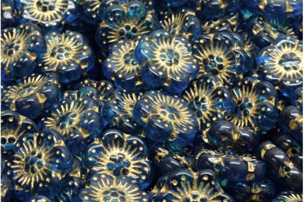 Boho Flower Beads 14x14mm - Image 1