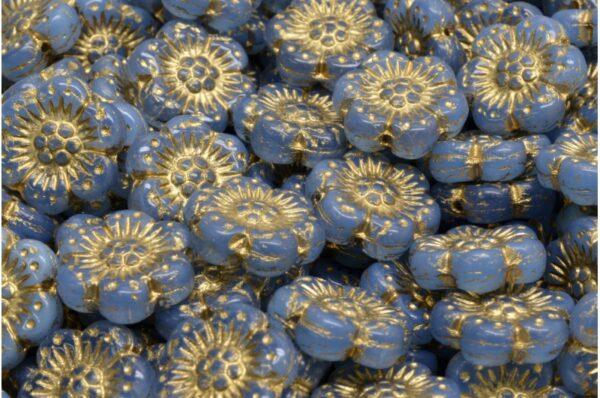 Boho Flower Beads 14x14mm - Image 1