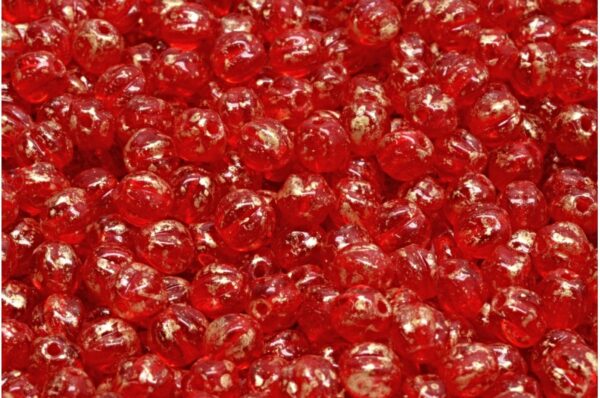 Melon Beads 6x6mm - Image 1